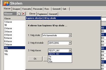 wis skole velg skole klasse